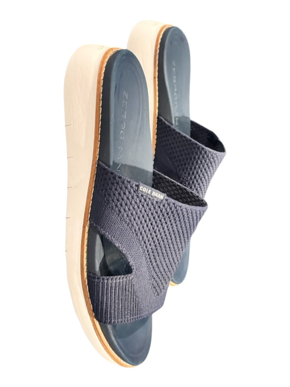 Cole Haan Navy ZeroGrand Slide Sandal 8 - Picture 3 of 8
